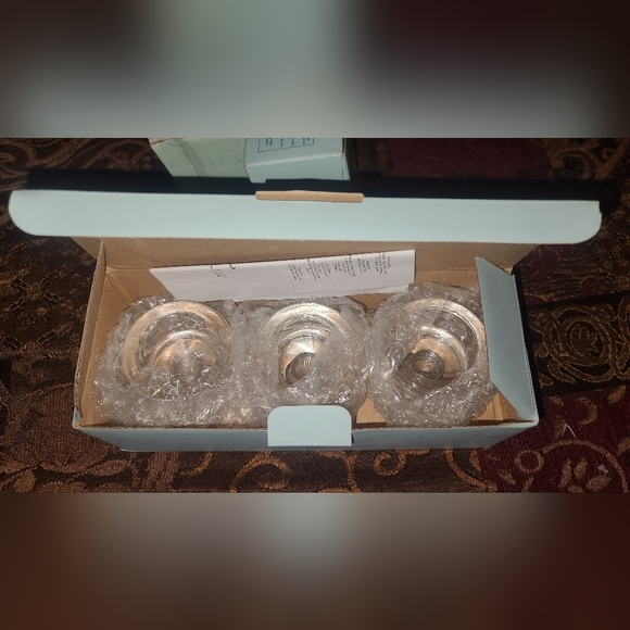 PartyLite Essentials Candle Holder Trio Retired NIB P9151 - Picture 1 of 2